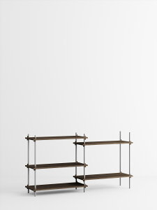 【ポイント10倍】ムーべ MOEBE シェルビングシステム S.85.2.A 棚 オープンラックオープンシェルフ 収納棚 スリム 北欧 おしゃれ かわいい 木製 ウッド 木 シェルフ 奥行35cm 収納 本棚 インテリア