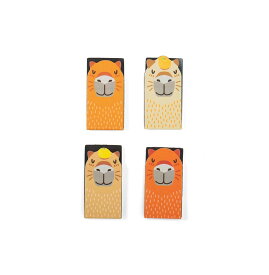 【全品10倍&クーポン】キッカーランド KIKKERLAND カピバラ マグネティック ブックマーク KST141 Capybara Magnetic Bookmarks しおり 栞
