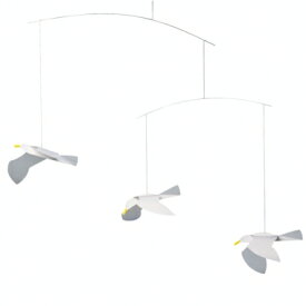 【割引クーポン配布中】フレンステッドモビール Soaring Seagulls FlenstedMobiles カモメ 水鳥 114 モビール フレンステッド 北欧 赤ちゃん おしゃれ 大人 FLENSTED MOBILES 出産祝い 女の子 男の子 吊り下げ オブジェ 置物 フレンステッド モビールズ 手作りキッ