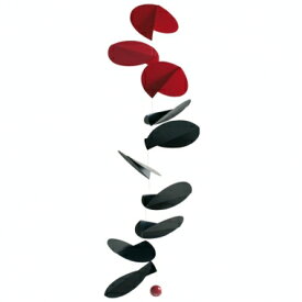 【割引クーポン配布中】フレンステッドモビール Turning Leaves, Black Red FM-141S モビール フレンステッド 北欧 赤ちゃん おしゃれ 大人 FLENSTED MOBILES 出産祝い 女の子 男の子 吊り下げ オブジェ 置物 フレンステッド モビールズ 手作りキット 材料 モビール