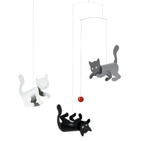 【割引クーポン配布中】メール便可 フレンステッドモビール Kitty Cats キティーキャット 猫 ねこ FM-30112 モビール フレンステッド 北欧 赤ちゃん おしゃれ 大人 FLENSTED MOBILES 出産祝い 女の子 男の子 吊り下げ オブジェ 置物 フレンステッド モビールズ 手作