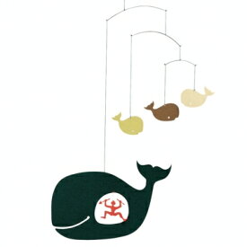 【割引クーポン配布中】メール便可 フレンステッドモビール Jonas and the Whale クジラ FM-96 モビール フレンステッド 北欧 赤ちゃん おしゃれ 大人 FLENSTED MOBILES 出産祝い 女の子 男の子 吊り下げ オブジェ 置物 フレンステッド モビールズ 手作りキット