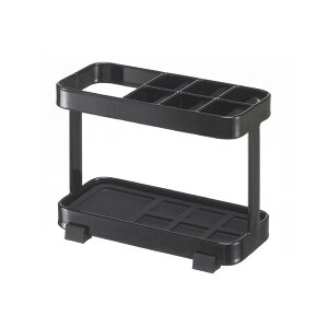 【大人気】山崎実業 YAMAZAKI トゥースブラシスタンド タワー ブラック スタイリッシュ キッチン雑貨 シンプル スリム 省スペース コンパクト 収納 おしゃれ かわいい 北欧 ギフト 誕生日プレ