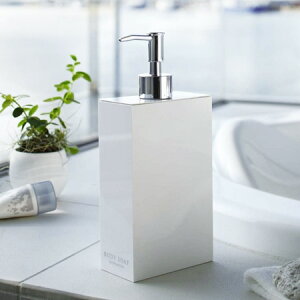 【大人気】山崎実業 YAMAZAKI ボディーソープ用 ツーウェイディスペンサー MIST ホワイト スタイリッシュ キッチン雑貨 シンプル スリム 省スペース コンパクト 収納 おしゃれ かわいい 北欧 ギ