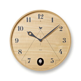 レムノス Lemnos PACE ナチュラル 掛け時計 LC11-09NT おしゃれ かわいい オシャレ アナログ 壁掛け時計 かけ時計 時計 見やすい 高級 日本製 北欧 モダン 鳩時計 からくり