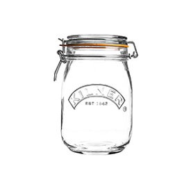 【人気】キルナー クリップトップジャー 1L KILNER ガラスジャー 1000ml 38-2017-00 キルナージャー キルナーガラスジャー 保存用瓶 保存容器 保存ビン ガラス 密閉 保存瓶 ビン