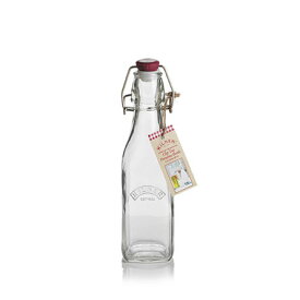 キルナー スクエアクリップトップボトル 250ml KILNER ガラスボトル 38-2027-00 キルナージャー キルナーガラスジャー Square Clip Top Bottle 保存用瓶 保