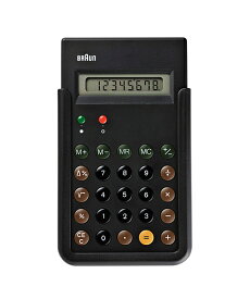 【売れ筋】メール便可 BRAUN ブラウン Calculator 電卓 BNE001BK ブラック 黒 計算機 卓上 時間 税 抜 計算 お金 ミニ シンプル デザイン おしゃれ かわいい 8桁 電子