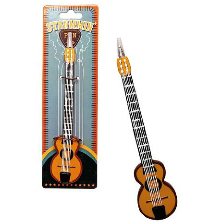 楽天市場 メール便可 ギターボールペン ペン 楽器 ステーショナリー オフィス 筆記用具 ギフト 誕生日プレゼント 女友達 結婚祝い ギフトセット 出産 送別 贈り物 内祝 お返し プチギフト おしゃれ かわいい 北欧 アントデザインストア