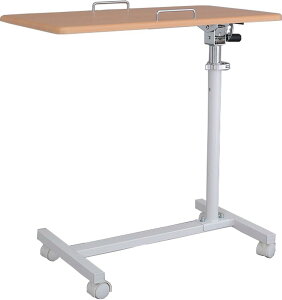 オスマック 角度調整機能付き マルチテーブル サイドテーブル デスク 組み立て式 省スペース設計 角度9段階 高さ調節無段階 ナチュラル ダークブラウン OSMAC