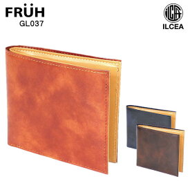 FRUH フリュー イルチアレザースマートショートウォレット GL037 スマートスリムウォレット 薄型二つ折り財布 ILCEA イタリアレザー 日本製
