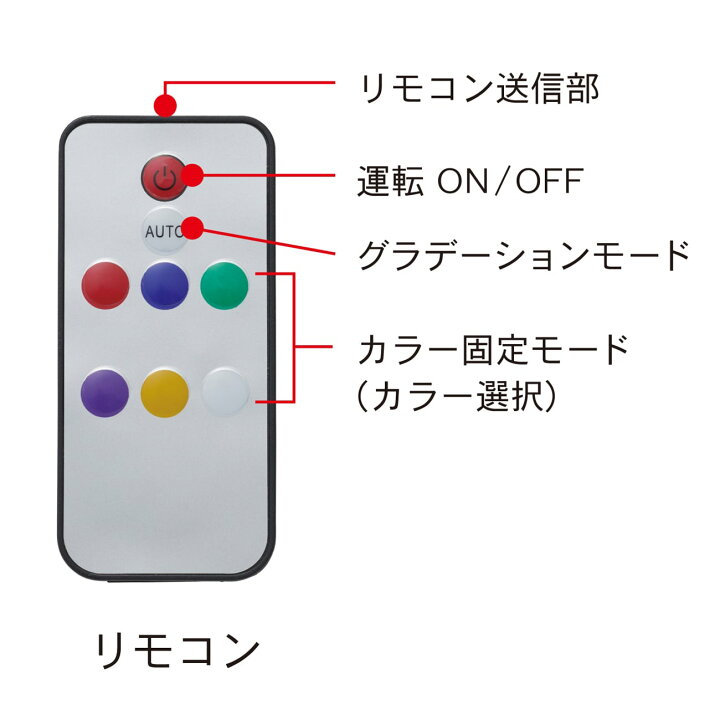 楽天市場】イシグロ リモートコントロールアクアランプ オクタゴン  