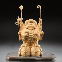 楽天市場】三面大黒天（彫刻｜アート・美術品・骨董品・民芸品 