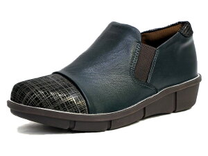 to be continued スリッポンシューズ レザー 本革 レディース 超軽量 サイドゴム カカトパッド 靴擦れしにくい 低反発クッション ウエッジ 3e 黒 ガンメタ 履きやすい 歩きやすい 旅行【あす楽対