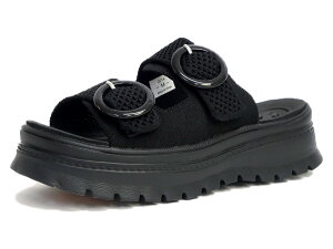 スポーツサンダル レディース ミュール ダブルベルト 厚底 ボリューム プラットフォーム 軽量 蝶 黒 グレー ニット メッシュ ゼブラ柄 滑りにくい スタイルアップ 夏 リゾート 旅行 フェス 3e