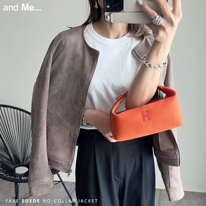 楽天市場】【宅配便A】【送料無料】ノーカラー ライダース ジャケット  