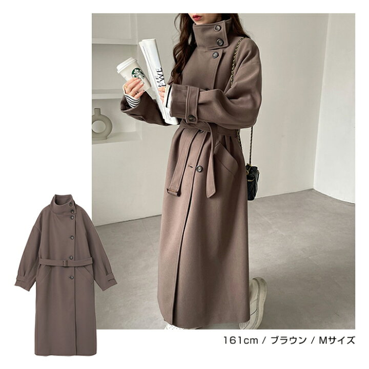 楽天市場】【宅配便B】【送料無料】フェイクウール ロングコート  