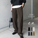 evernavy エバーネイビー ポンチ カーブ パンツ レディース ワイドパンツ カーブパンツ ボトム ズボン ウエストゴム 体型カバー ストレッチ ゆったり 楽ちん 美脚 とろみ ポケット カットソー セレモニー きれいめ オフィス カジュアル S M L XL 春夏 秋冬 春 夏 秋 冬