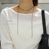 Freesia フリージア スリムコード チョーカー レディース ネックレス アクセサリー ジュエリー グッズ フ…