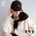 3/3 18:00販売開始 ANME アンメ 接触冷感 UVカット(UPF50＋) 撥水加工 ナイロン ロゴ キャップ 【スカーフ付き/2点セ…