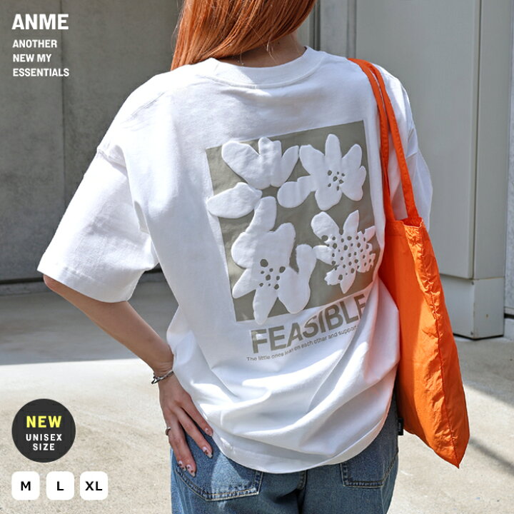 楽天市場】ANME アンメ ロゴ フラワー プリント 半袖 Tシャツ 