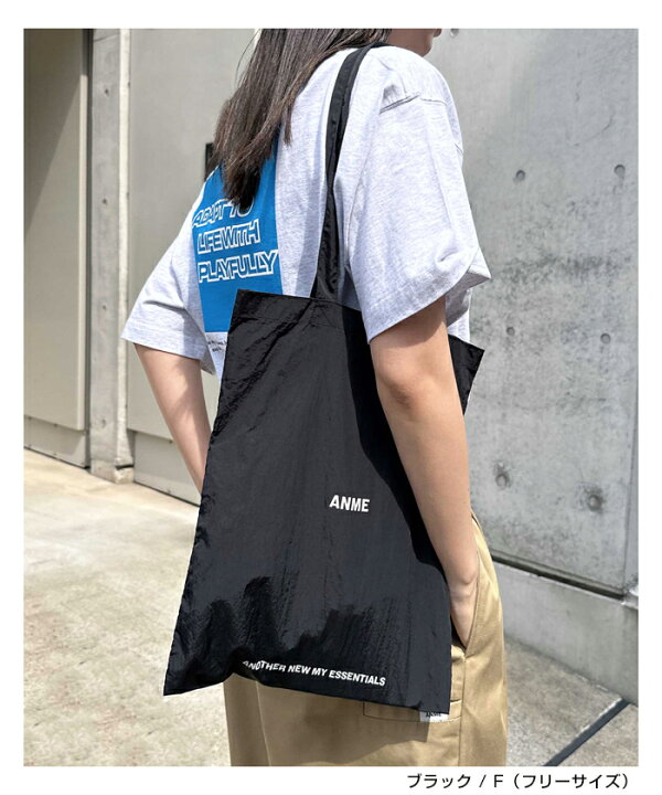 楽天市場】ANME アンメ バッグ ロゴ A4 トートバッグ レディース 