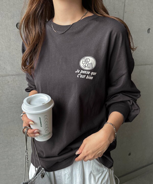 楽天市場】【メール便対応C】プリント ロゴ 刺繍入り 長袖 Tシャツ 