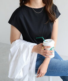 無地 ボーダー ポンチ フレンチスリーブ トップス レディース カットソー Tシャツ シャツブラウス 半袖 オーバーサイズ 体型カバー 二の腕カバー ゆったり きれいめ 上品 オフィス セレモニー オケージョン M L 春夏 春 夏 秋