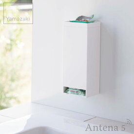 《全2色》Yamazaki tower マグネットお風呂入浴剤ストッカー タワー 【デザイン雑貨 浴室収納 脱衣所 洗濯機 入浴剤 北欧 山崎実業】◇