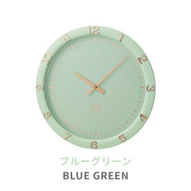《全4色》BRUNO パステルウォールクロック 【ブルーノ IDEA LABEL イデアレーベル 掛け時計 壁時計 デザイン雑貨 ウォールクロック お祝い 北欧】