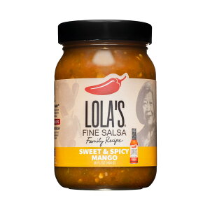 �yLola's�i���[���Y�j�zSalsa Sweet & Spicy Mango�i�X�C�[�g���X�p�C�V�[ �}���S�[�j �Ðh �T���T�\�[�X �t���[�e�B�[ �^�R�X �f�B�b�v 454g �A�����J ���В��A��