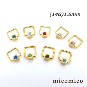 {fBsAX S[h̃WGET[Nr[YO (16G)1.2mm / (14G)1.6mm{fBsAX r[YO {fBsAX T[WJXeX 316L T[N O lp Lb` {[ I