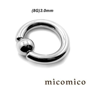 {fBsAX r[YO (8G)3.0mm / T[WJXeX{fBsAX r[YO T[WJXeX 316L wr[Q[W  Q[W {[ TCY 4mm 5mm 6mm 7mm 8mm 8G 8Q[W