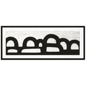 【送料込】 アートパネル Thierry Montigny ティエリー・モンチニー Antigua,2008(Silkscreen) モダン 玄関 アートフレーム アートポスター 天然木 おしゃれ 絵画 額入り フレーム付き インテリア 壁掛け