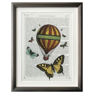 �y�������z �A�[�g�p�l�� Marion McConaghie �}���I���E�}�R�l�M�[ Butterflies & Balloon ���_�� �A�[�g�t���[�� �A�[�g�|�X�^�[ ������� �G�� �z���� �t���[���t�� �|�p �C���e���A �Ǌ|�� �Q�� ���r