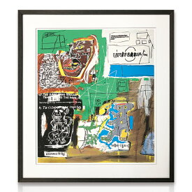 【送料込】 アートパネル Jean-Michel Basquiat ジャン＝ミシェル・バスキア Sienna, 1984 バスキア モダン 玄関 アートフレーム おしゃれ 絵画 額入り フレーム付き インテリア 壁掛け 寝室 リビング ギフト プレゼント 新生活 送料無料 ssx