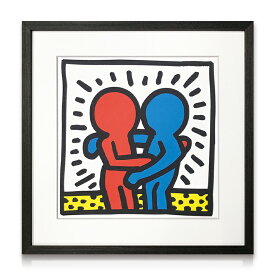 【送料込】 アートパネル Keith Haring キース・ヘリング Untitled, 1987 キース ヘリング モダン 玄関 アートフレーム おしゃれ 絵画 額入り フレーム付き インテリア 壁掛け 寝室 リビング ギフト プレゼント 新生活 送料無料 ssx
