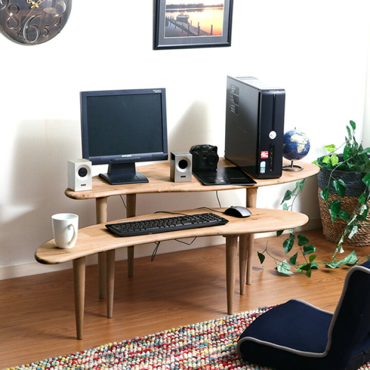 楽天市場 センターテーブル E 北欧風 無垢 木製 リビングテーブル ナチュラル 天然木 伸縮 サイドテーブル ソファサイド テーブル 無垢材 おしゃれ かわいい 可愛い シンプル 一人暮らし 家具通販 Antico アンティコ