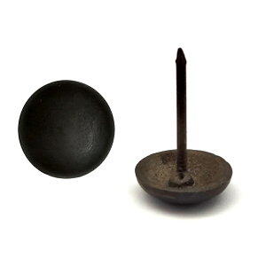 太鼓鋲 たいこびょう 装飾鋲 真鍮 黒 ブラック アンティーク レトロ クラシック ヴィンテージ風 家具 扉 キャビネット 棚 引出し 引き出し 扉 ドア パーツ 建具 建材 リメイク DIY 修理 交換 取