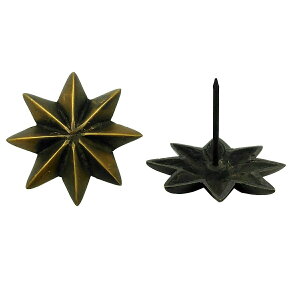 太鼓鋲 たいこびょう 装飾鋲 真鍮 ゴールド アンティーク レトロ クラシック ヴィンテージ風 家具 扉 キャビネット 棚 引出し 引き出し 扉 ドア パーツ 建具 建材 リメイク DIY 修理 交換 取り