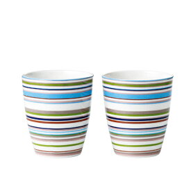 【6/5限定★抽選で最大100%ポイントバック※要エントリー】送料無料｜iittala(イッタラ) オリゴ マグカップペアセット(ベージュ)【メーカー箱入り】｜※包装のしメッセージカード無料対応