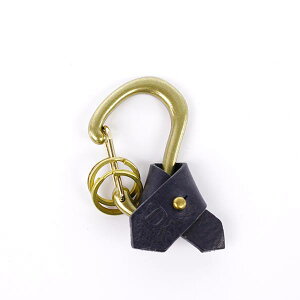 DIARGE / KARABINER RIBBON KEYRING NVY �y�e�킨�j�����Ԃ��ɂ������߂ȃM�t�g�z