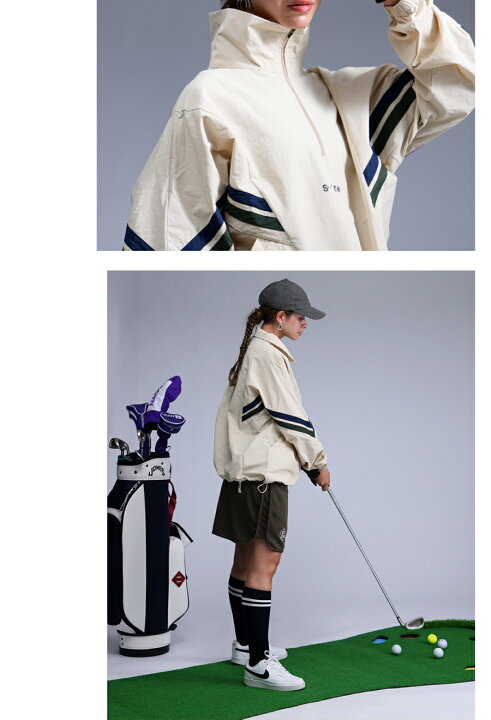 楽天市場】ANTIQUA GOLF×STCH 配色ラインプルオーバー 送料無料・再 