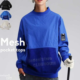 ANTIQUA GOLF×STCH レディース トップス 送料無料・再入荷 メール便不可