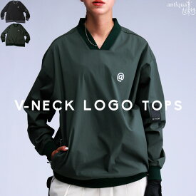 ANTIQUA GOLF×STCH ロゴ トップス 送料無料・再入荷 メール便不可
