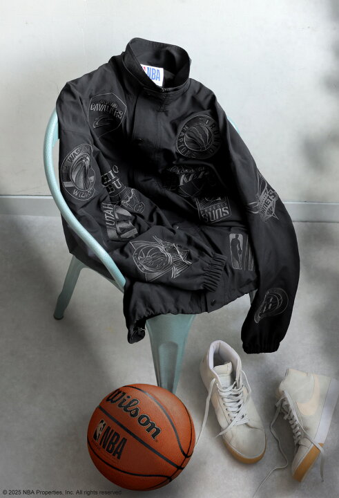 楽天市場】NBA公式 ロゴ刺繍 バルーンジャケット レディース 送料無料 