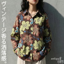 楽天市場】ヴィンテージ 花柄 ブラウス 古着の通販