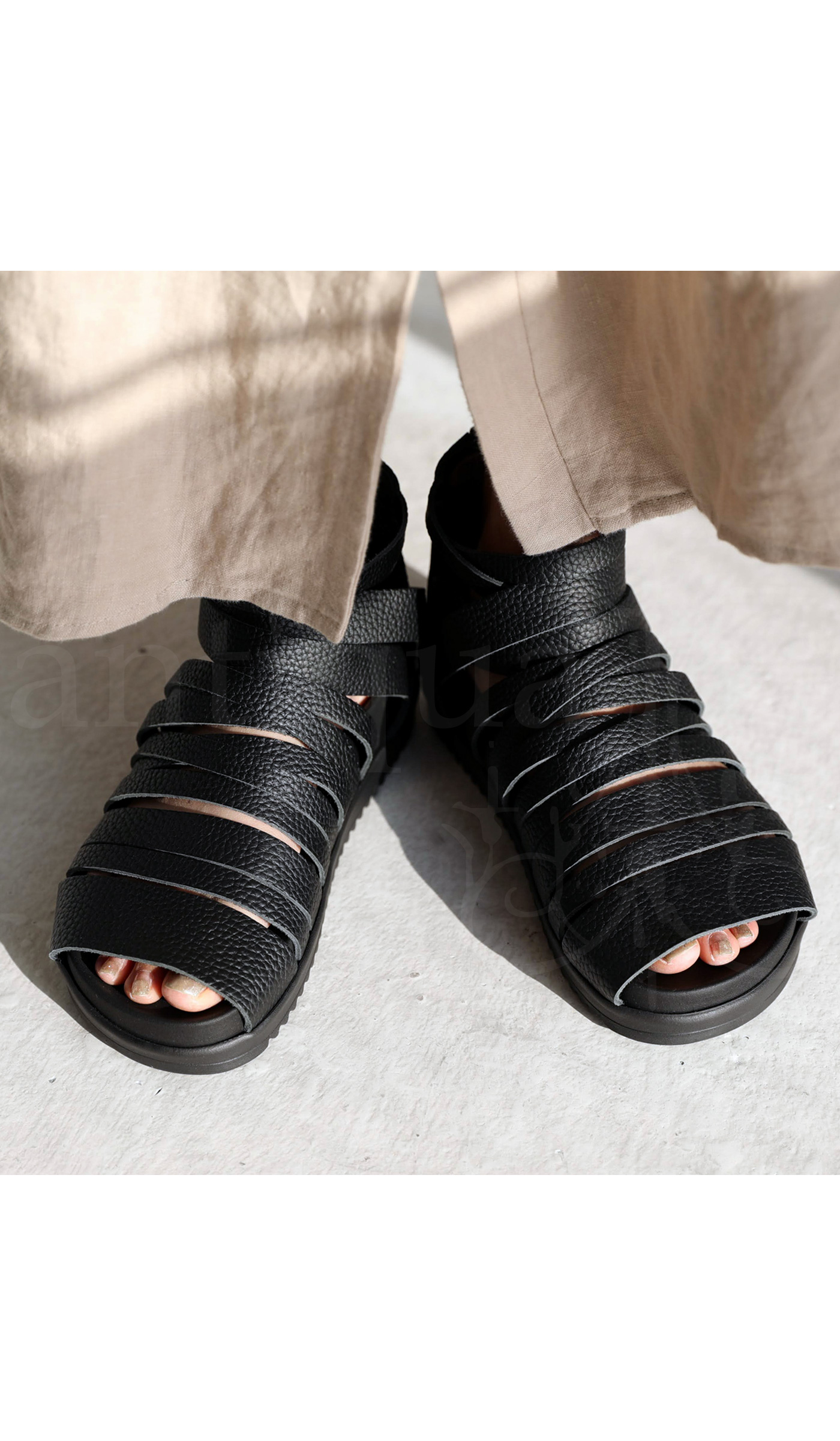 本革 日本製 グラディエーターサンダル レディース 靴 送料無料・再再販。メール便不可 | antiqua（アンティカ）