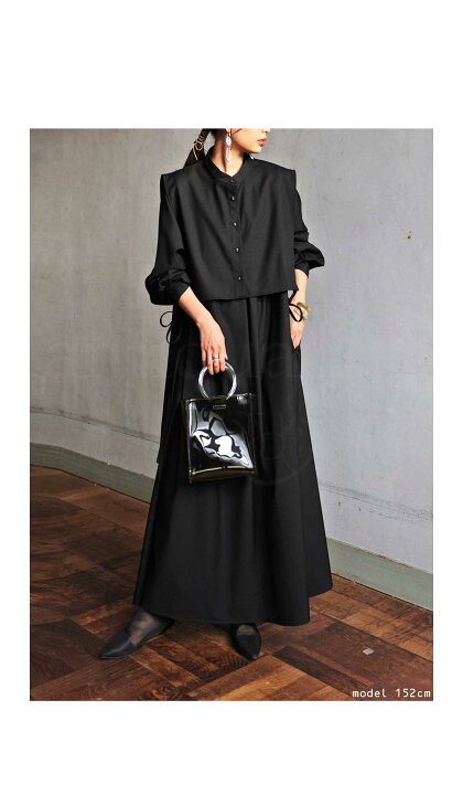 楽天市場】3WAY レイヤードワンピース ワンピース ロング 送料無料・4  