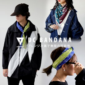 BIGバーゲン70％OFF！12日10時迄 「SEAVEN」DC BANDANA バンダナ レディース メンズ 大判サイズ・(10)メール便可(返品・キャンセル・交換不可)